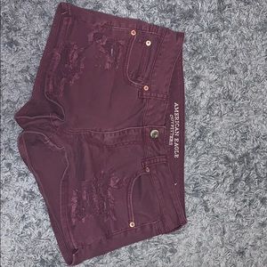 AE distressed shorts